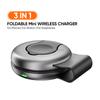 MINI Foldable Travel Charger | Compact Size Magnetic Wireless Charger for Smartphones Earphones Smartwatches