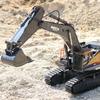 Non-Toxic Huina 1592 Rc Excavator 1:14 Alloy Remote Radio Controlled 22Ch Big Engineering Vehicle Simulation Navvy Rc Truck Toy For Children