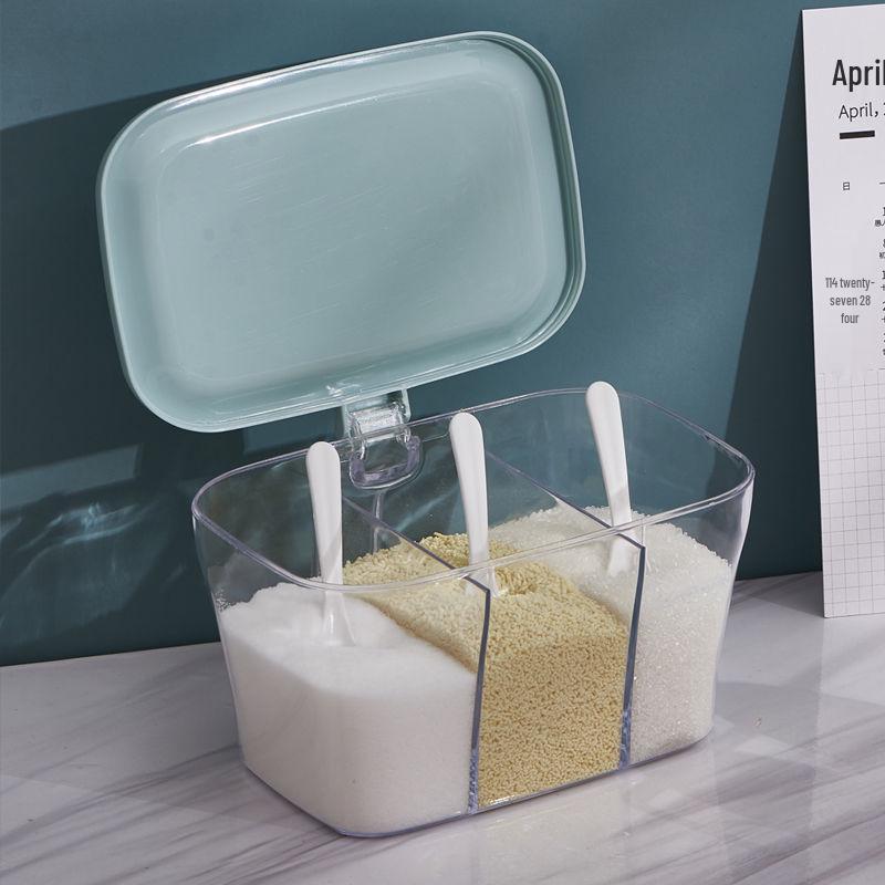 Multi-Grid Moisture-Proof Seasoning Box for Kitchen and Restaurant