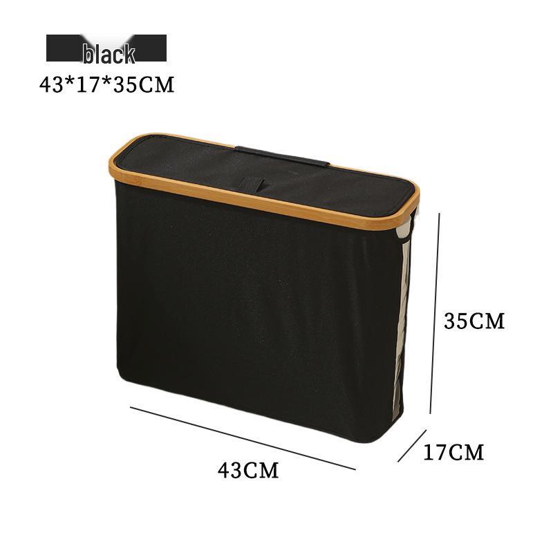 Foldable Waterproof Bathroom Tissue Storage Basket with Lid