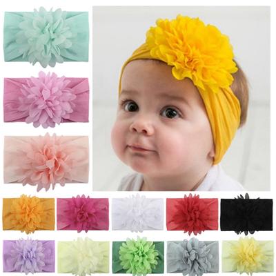 Baby Flower Headband Elastic Headwear Hair Accessories Princess Headdress