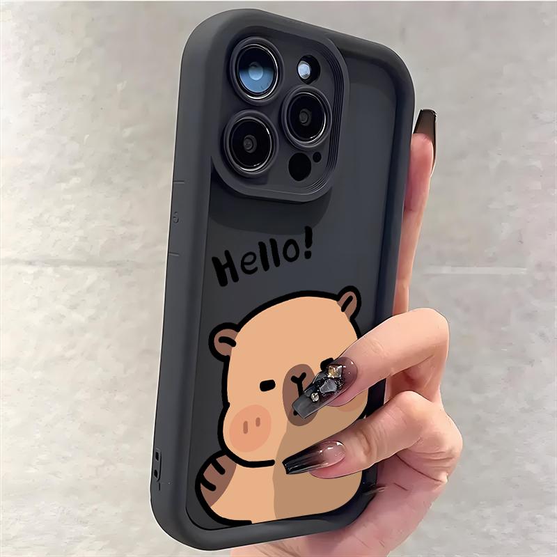 Etui na telefon Kapibara do Samsung Galaxy A15 A35 A54 A55 S25 S24 S23 S22 S21 Ultra Plus S20 FE Silikonowe Odporne na wstrząsy Miękkie Pokrowiec