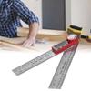 Angle Finder 360° Digital Display  Stainless Steel Portable Electronic Measuring Ruler for Wo