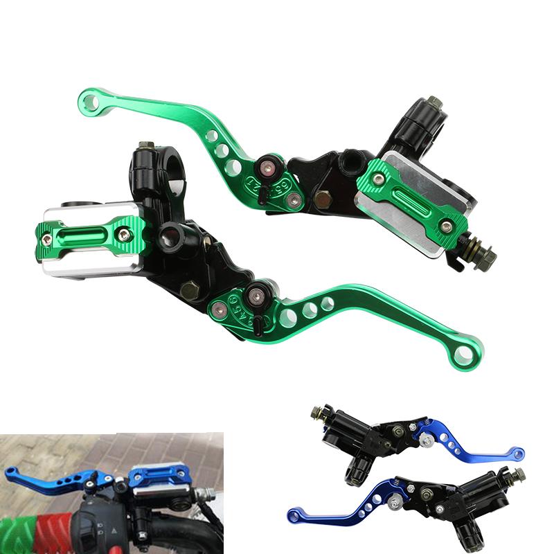Motorrad 2 Ölaufkleber Box Bremskupplung Pumpenhebel Hydraulik Hauptzylinder Reservoir für Honda Yamaha Moto
