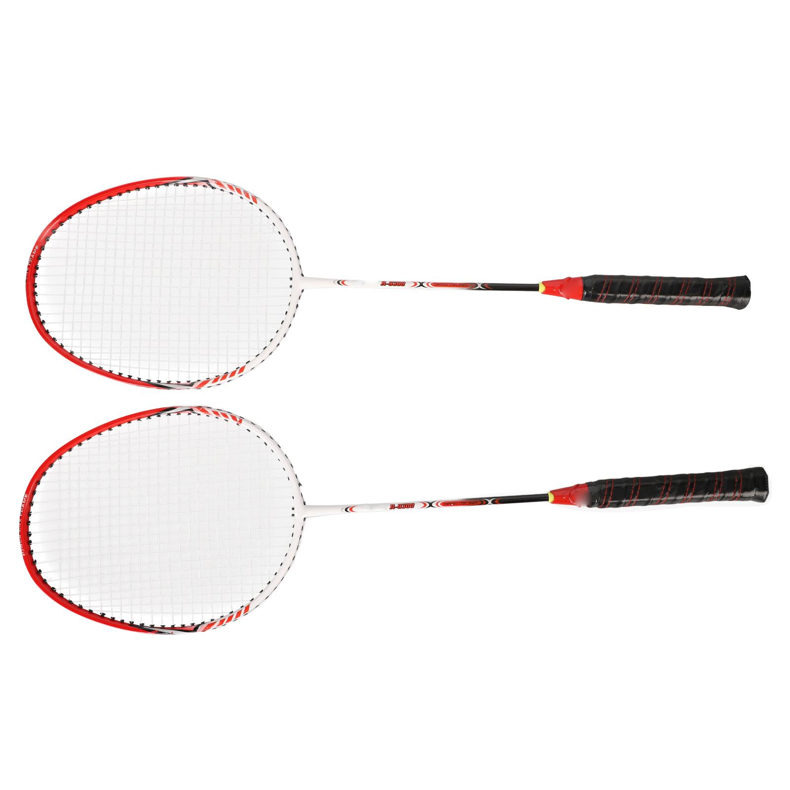 

2PCS Professional Badminton Racket with Comfortable Handle Practice Badminton Racket for Kids Adults