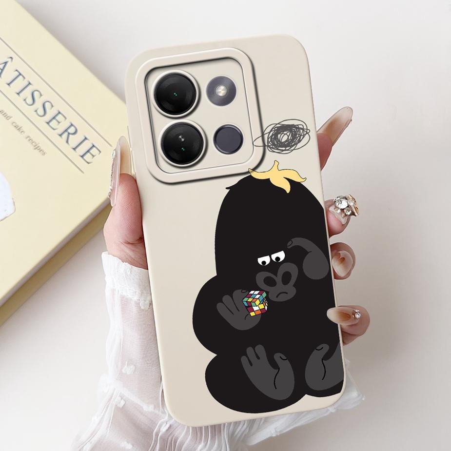 For Infinix Smart 7 HD Case X6516 Cute Funny Cartoon Cover Shockproof Phone Case For Infinix Smart 7 Plus Smart7 X6515 Soft Bags