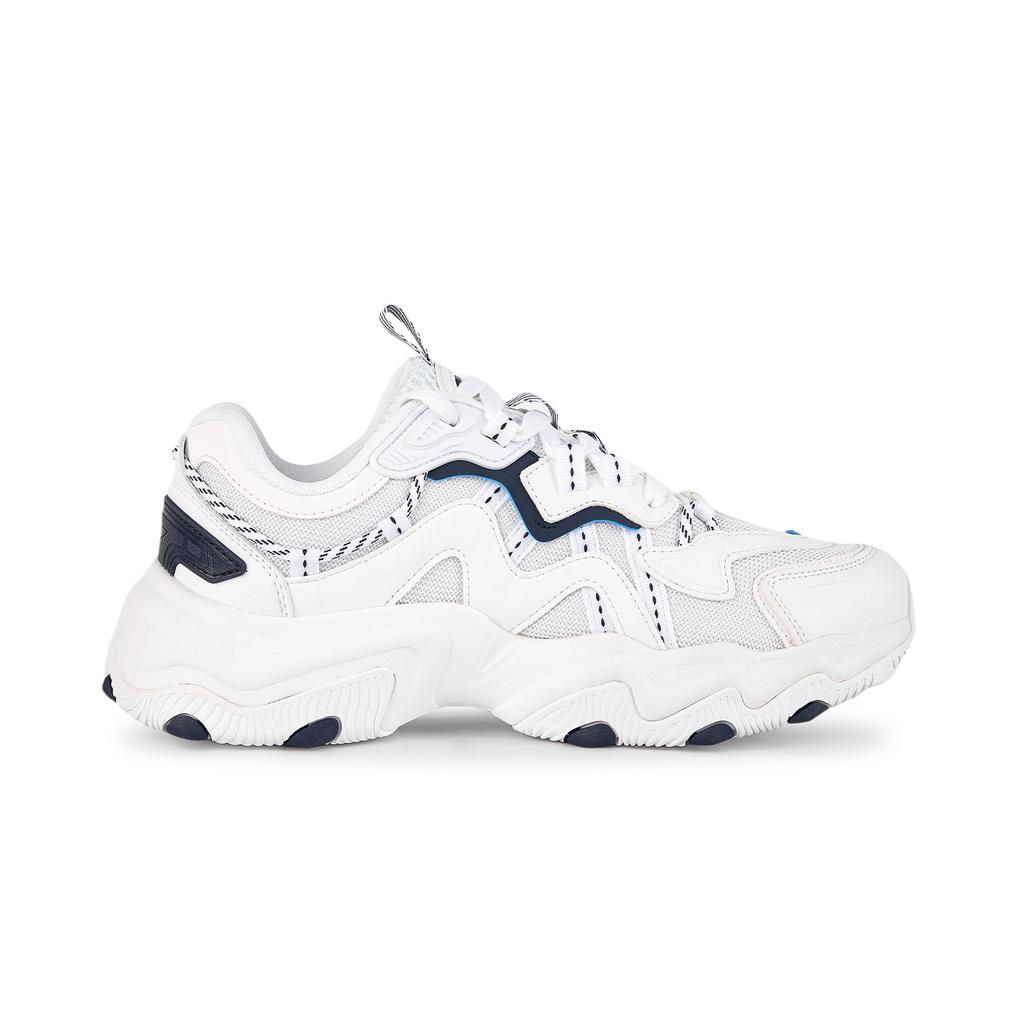 Li-Ning Classic Retro Comfortable Versatile Shock Absorbing Non-Slip Wear-Resistant Low-Top Casual Shoes Men Sneaker Standard-White AGCV399-1