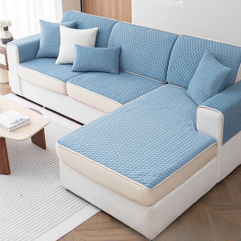 Universal Stretch Sofa Cover Non-Slip All-Inclusive Four Seasons Cloth Sofa Cushion Seat Cover 60*60