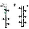 Grauer automatischer Vernebelungssprinkler für Gartenbewässerung und Kühlung