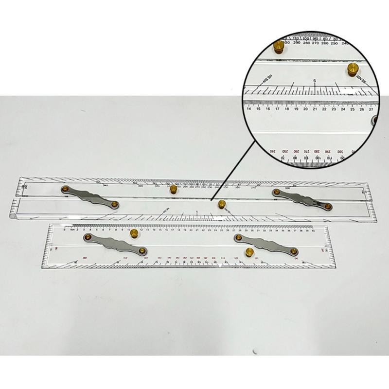 450mm Parallel Ruler With Metal Arm Architect Drawing Ruler For Accurately Marine Navigation And Chart Plotting