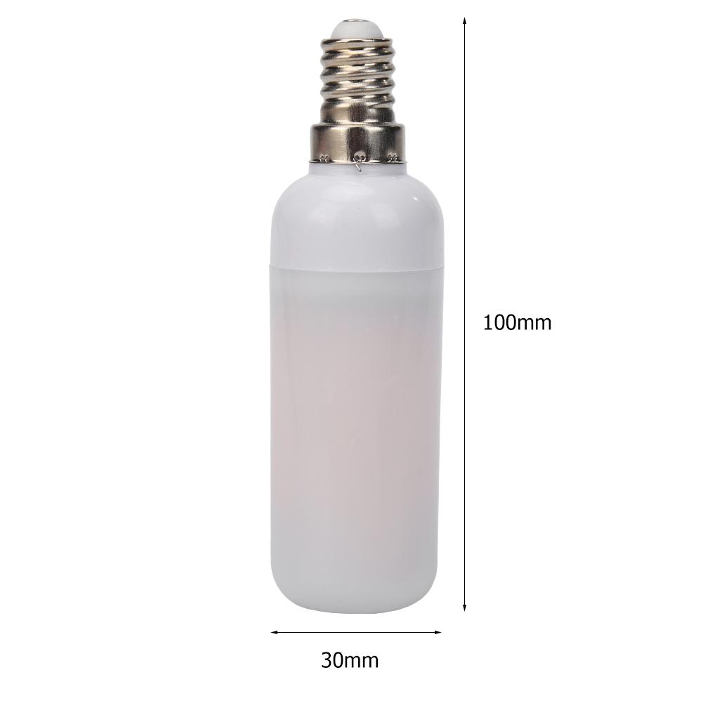 7W E27 E14 LED Flame Effect Light Bulb 85-265V Flickering Emulation Decor Lamp