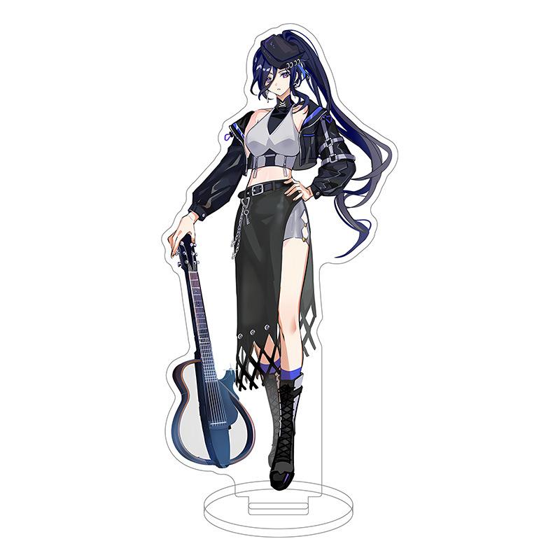 Game Yuanshen HoYoFair Acrylic Stand Scaramouche Brooch Badge Transparent Card Wanderer Balladeer Furina Decor Ornament Gifts