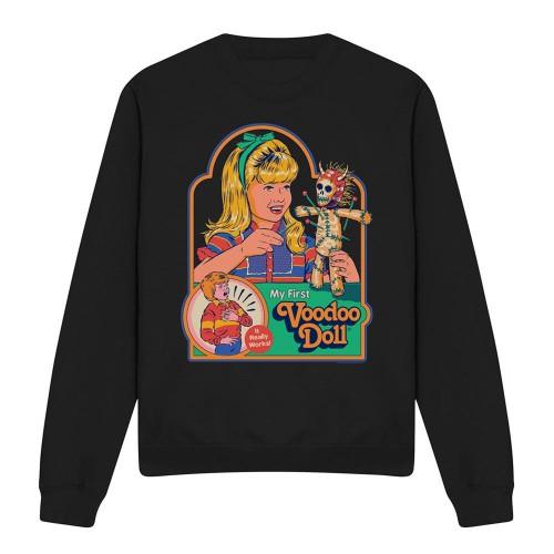 Steven Rhodes Unisex Adult My First Voodoo Doll Sweatshirt