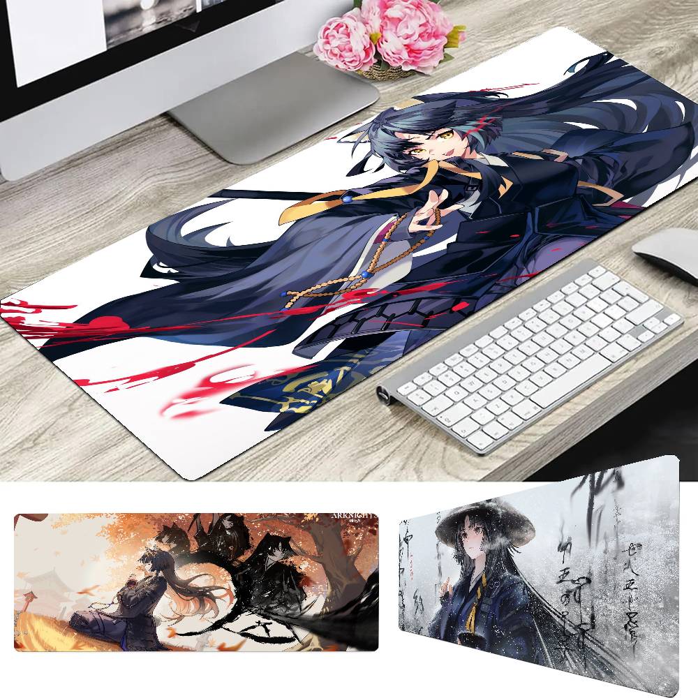 Saga Animated Game A-Arknights Mousepad Mouse Mat Desk Mat With Pad Gaming Accessories Prime Gaming XXL Keyboard Pad Padding M