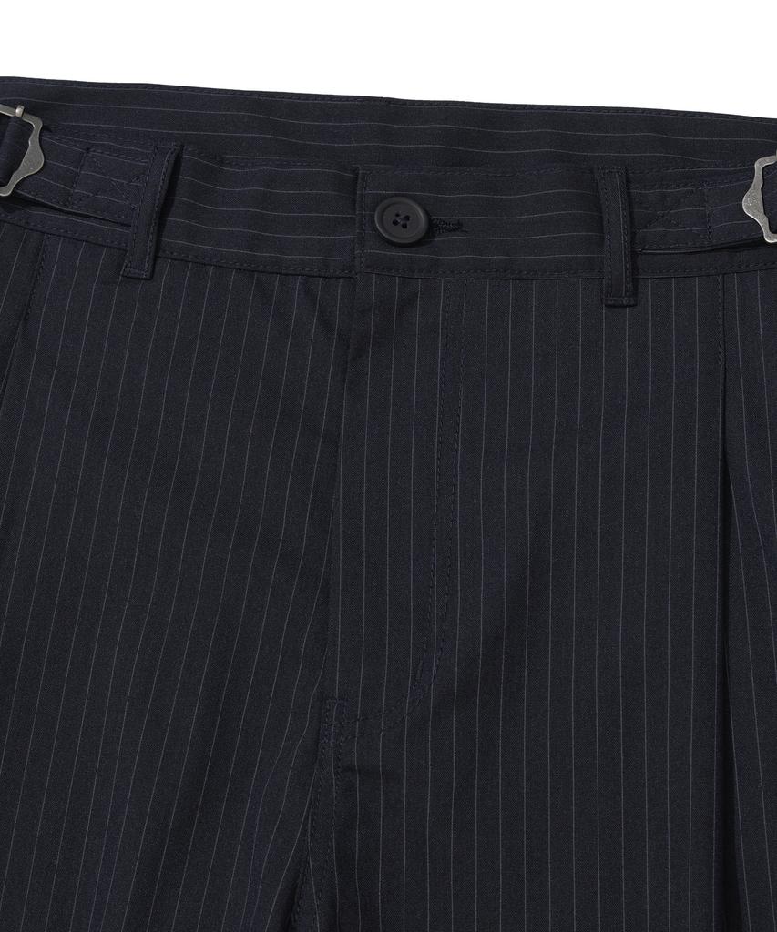NOT4NERD Two Tuck Stripe Bermuda Shorts - Navy