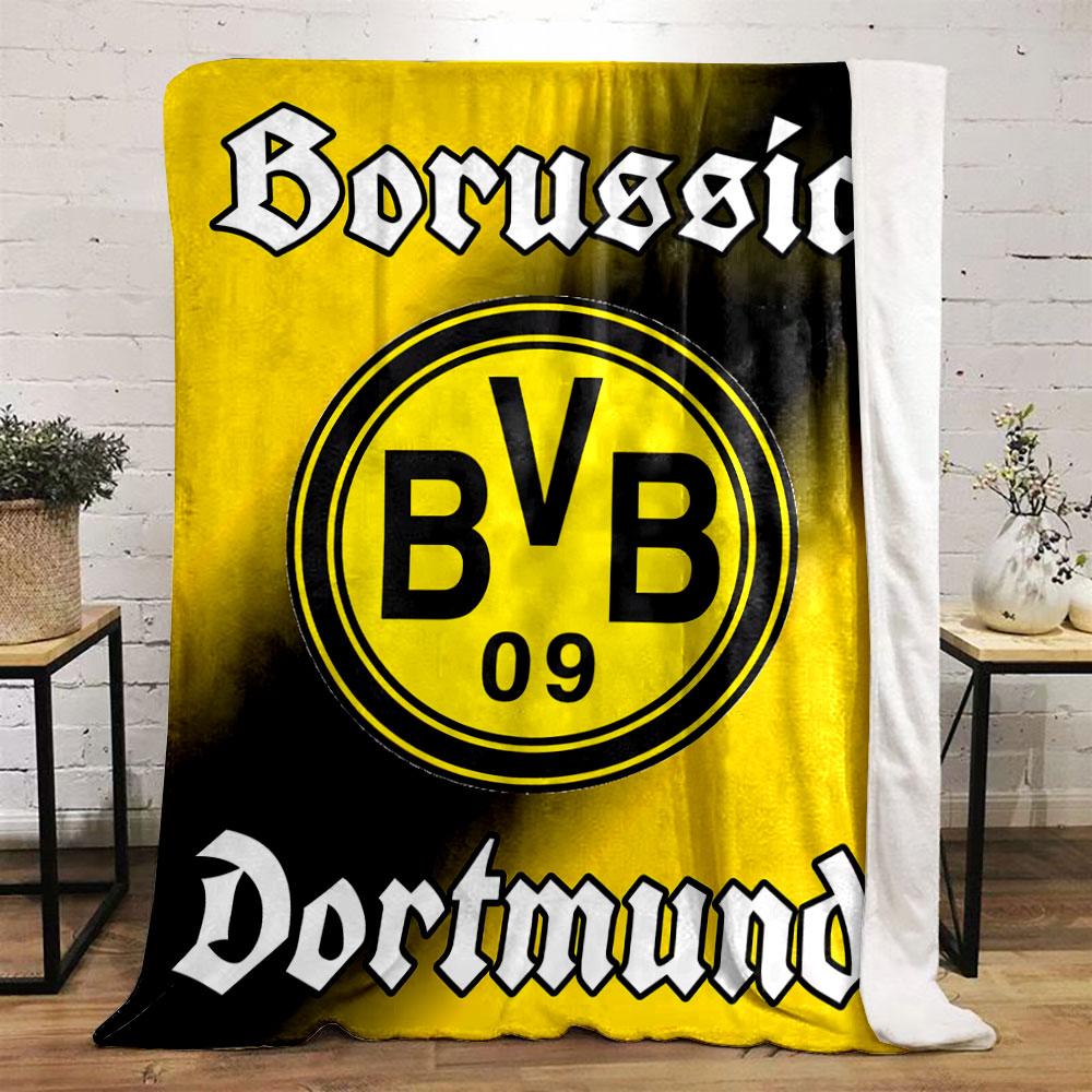 Borussia Dortmund BVB Logo Blanket print blanket soft and cozy perfect for the living room bed sofa or a nap,gift