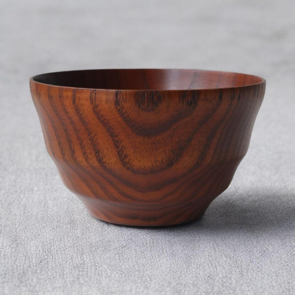 Miso Soup Modern Suri x Current Model J-Kitchens Bowl, Wooden, Fit, Lacquer, 11.7cm 6.9cm,