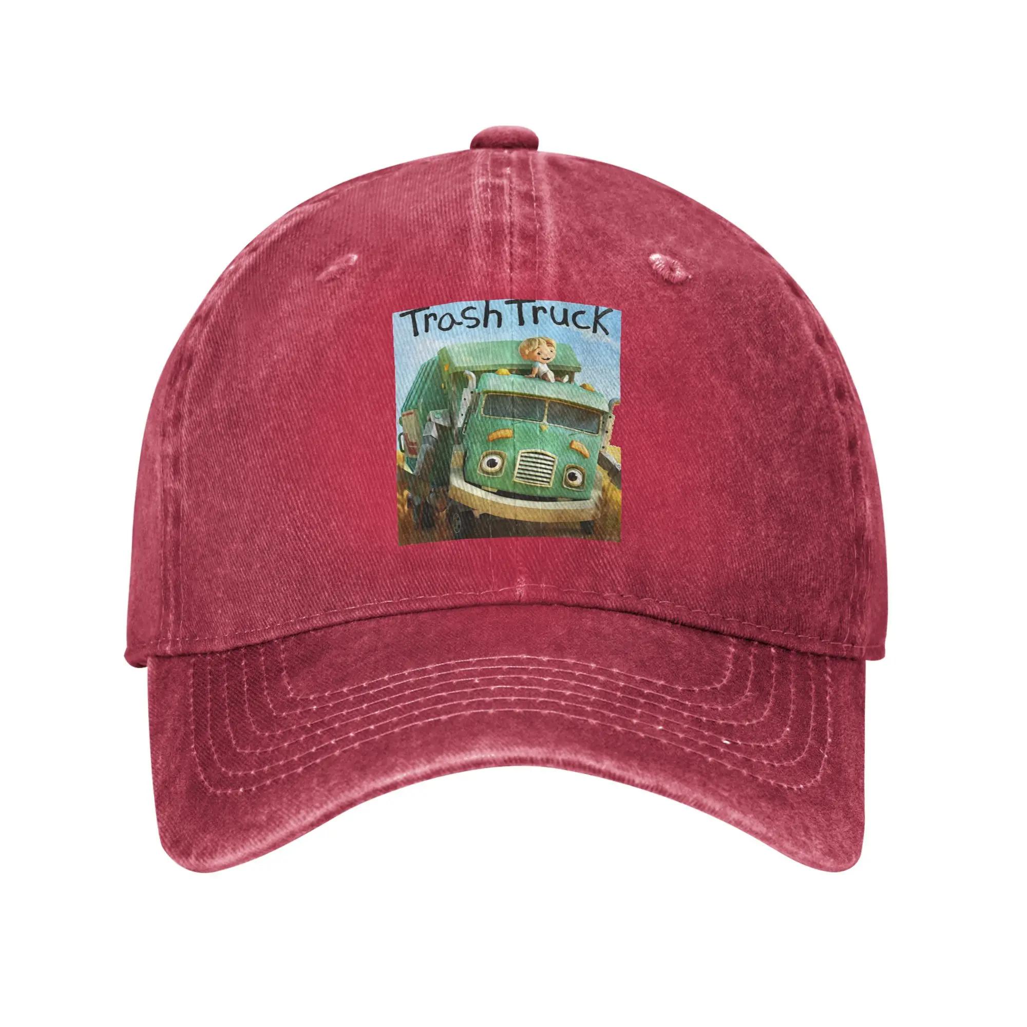 hank and trash truck cartoon Washed Denim Cap Casual Baseball Caps Adjustable Hat Summer Unisex Baseball Hats One Size
