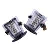 For 07-18 Jeep Wrangler JK Rear License Plate Light Bumper Lamp Clear Lens White