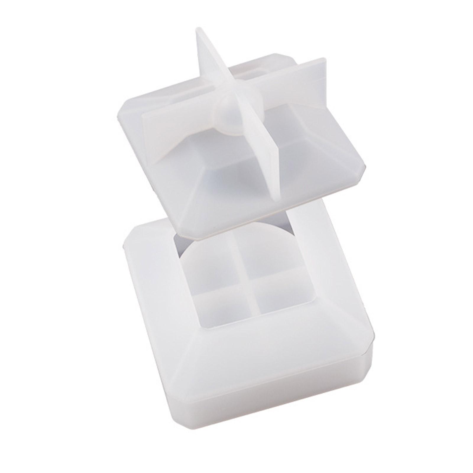 

Формы из эпоксидной смолы, формы для ювелирных изделий, квадратные формы для контейнеров для хранения, силиконовый материал, идеально подходящий для поделок своими руками L