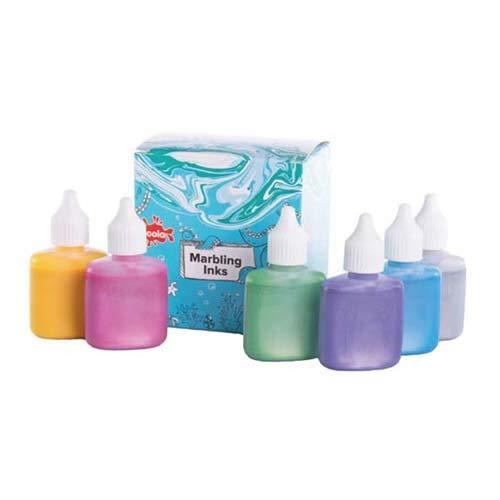 Scola - 6 encres à effet marbre - 25 ml - MIM25/6/A