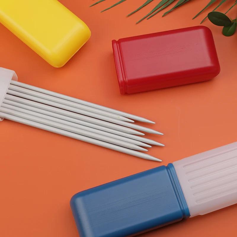 Plastová prázdna fľaštička na ihly Rúrka Úložný box na pletacie ihlice na sveter Multifunkčný plastový kontajner na šijacie nástroje