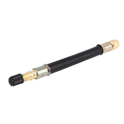 ACROPIX Car Truck Flexible Extension Tire Valve Adapter 140mm Black 1pcs