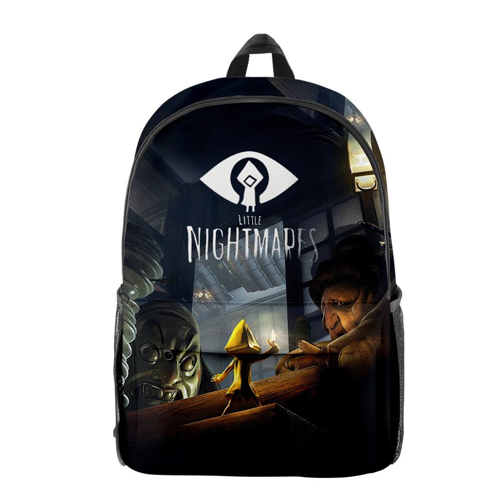 Sac à dos Cahier Sacs à dos Cool Nouveauté Classique Little Nightmares Pupille Impression 3D Oxford Imperméable Sacs à dos de Voyage Garçons/Filles