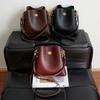 Luxury Bucket Bag Luxury Leather Material Classic Turn-lock Closure Minimalist Design Work Shopping Versatile Handbag For Women