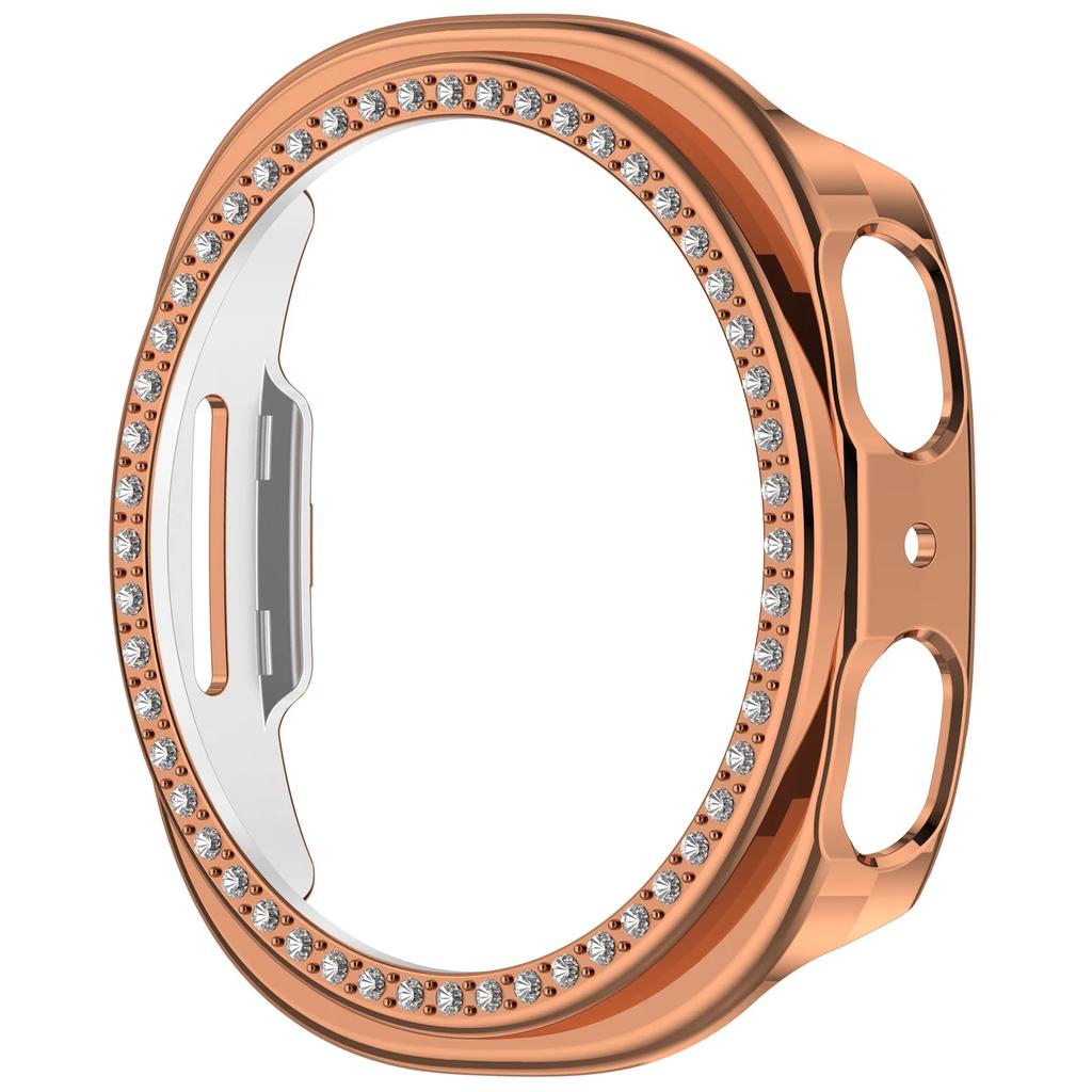 Diamond Case+ Glass For Samsung galaxy watch 8 40mm 44mm Accessories PC Protective Bumper shell for galaxy watch 8 cover