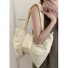 Tooxika Women's New Style Down Fashion Bow Nylon Canvas Bag Large Capacity Underarm Bag