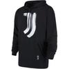 Adidas Juventus Musterdruck Hoodie Langarm Sweatshirt Herren Tops Schwarz GR2919