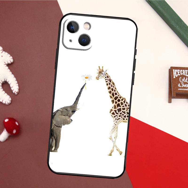Baby Elephant Case For iPhone 14 Pro Max 16 15 11 12 13 17 Pro Max Mini 15 16 Plus 16e 17 Air Back Cover