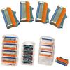 Premium 4pcs Lot Shaving Razor Blades With 5 Layer Blades For Mens Face Shaving
