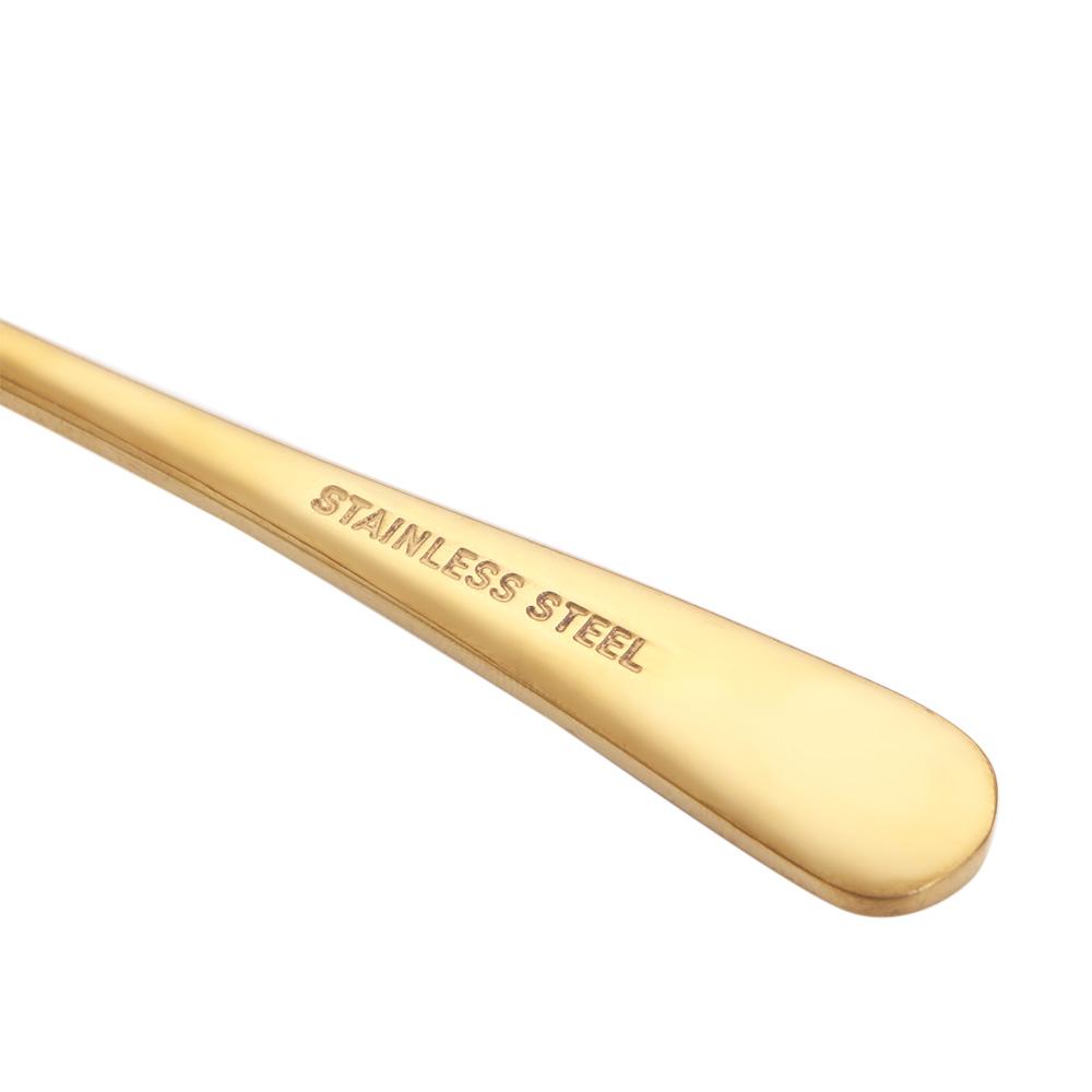 24cm Bar Stainless Steel Tableware Flatware Home Ice Cream Spoon Spoon Coffee Spoon Teaspoons