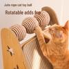 Durable Cat Scratcher & Lounge Bed