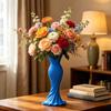 Twisted Design 3D Printed Flower Vases Gown-Shaped Decorative Vase  Office Tabletop Ornaments