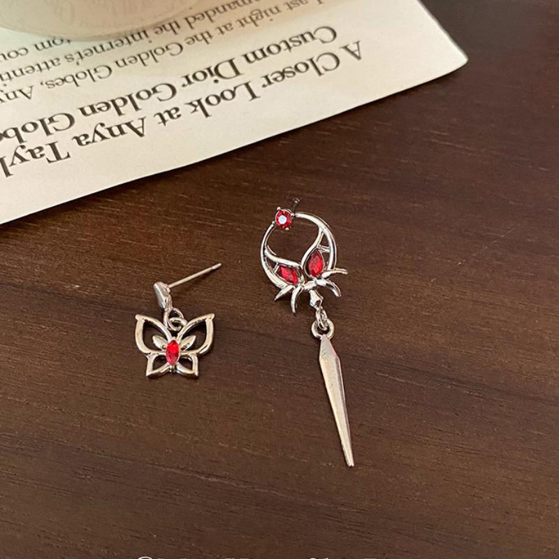 

Модные индивидуальные темпераментные асимметричные серьги-бабочки с длинными геометрическими кисточками и кисточками для женщин