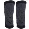 2 Stück Elastische Gestrickte Nylon Outdoor-Sport Kniepolster Schutz Knieschützer für Männer und Frauen XL