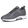 Men's Platform Flyknit Height-Increasing Running Shoes, Thick Sole, Breathable Low-Top Mesh, Spring/Summer Casual Sneakers.