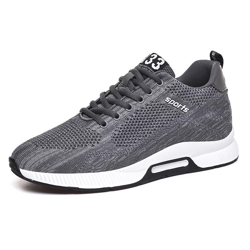 Men s Hidden Height Boost Sneakers - 6cm & 8cm Increase, Trendy Korean Style, Large Sizes, Mesh Design. Size 48