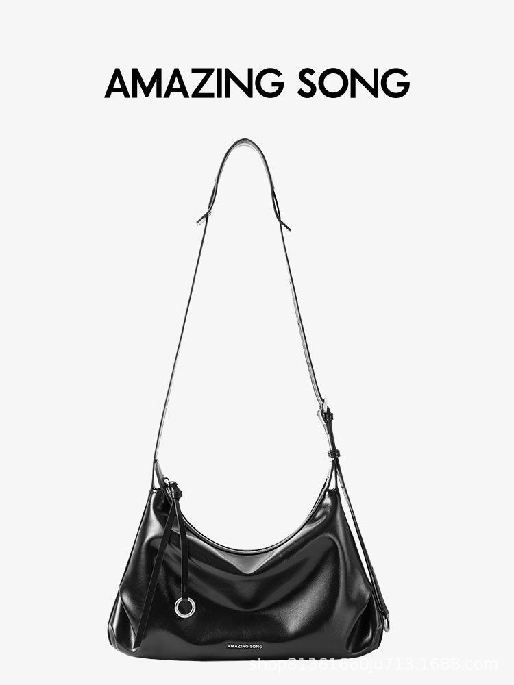 Chen Duling Style: Amazing Song Yisong Donut Hobo Shoulder/Crossbody/Underarm Bag