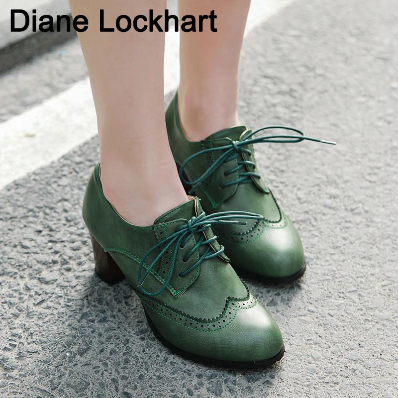 New Autumn Classic Heavy-Bottomed Women Pumps Lace-up Platform Shoes Ladies Round Toe Fashion High Heels Party Shoes Size 34-43