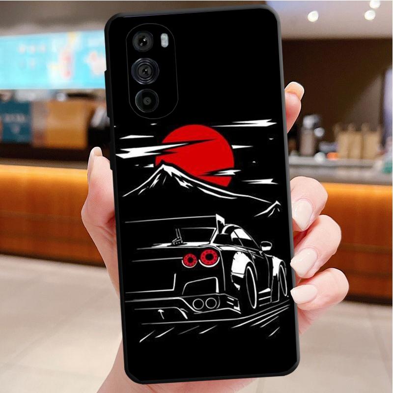 JDM Sport Car Phone Case For Motorola Edge 50 40 Pro 50 40 30 Ultra Neo Fusion Moto G84 G54 G10 G20 G30 G62 G53 G72 G60 Moto Edge 30