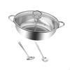 Compartment Pot with Spoons for Family Gatherings