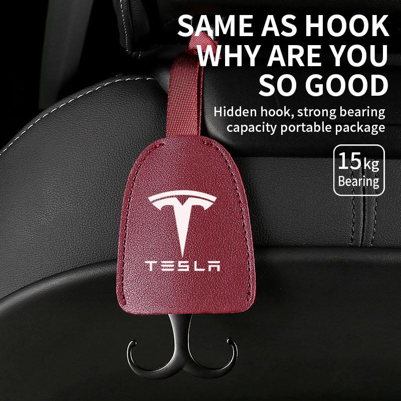 AAAIV1 Tesla multi-functional car hidden hook seat headrest creative interior chair back car hook car accessories