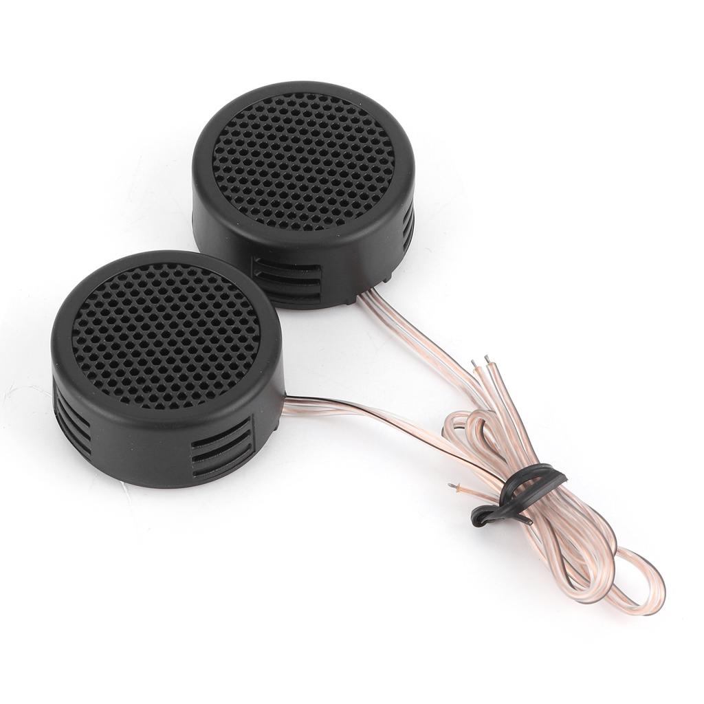 2pcs Portable Mini Car Tweeter Speaker 12V 500W High Power Loud Clear Sound Universal