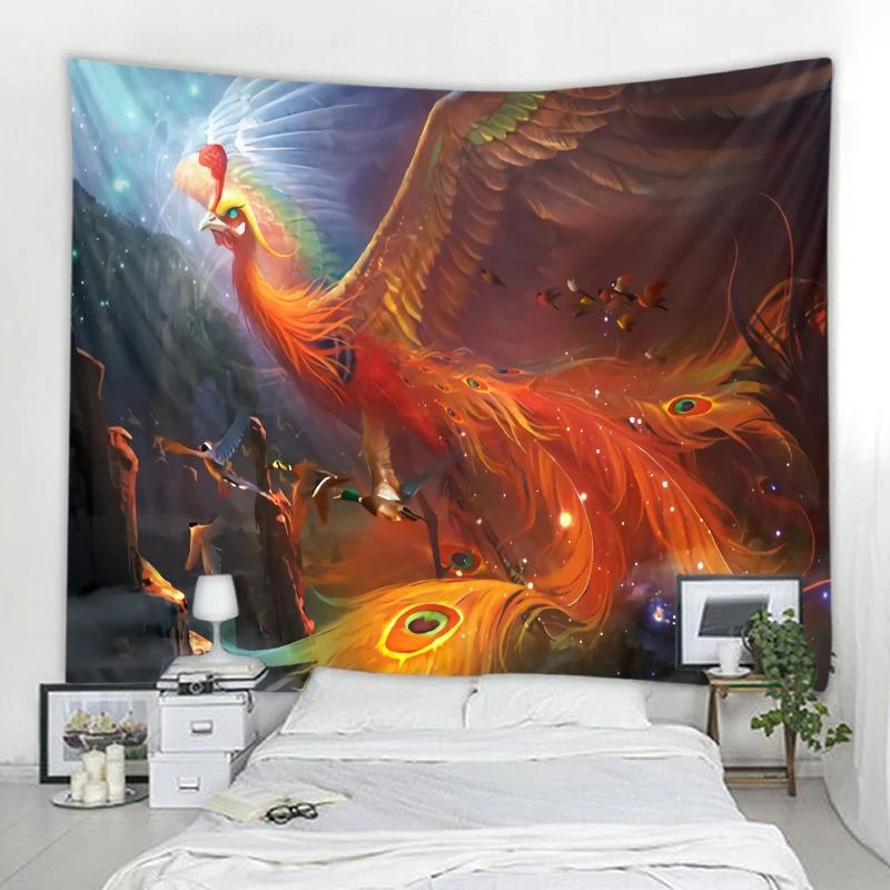 Cartoon Characters Background Decorative Tapestry Home Wall Decor Office Living Room Tapestry