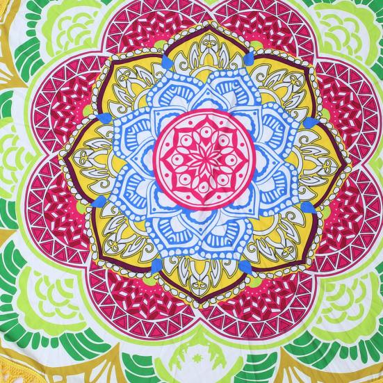 Mandalas Tapestry Lotus Wall Hanging Beach Towel Yoga Mat Blanket Camping Pad