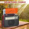 Portable Retro Emergency Radio Vintage Solar Charging FM AM SW Radios Receiver Wireless Bluetooth Speaker with TF Card USB Port